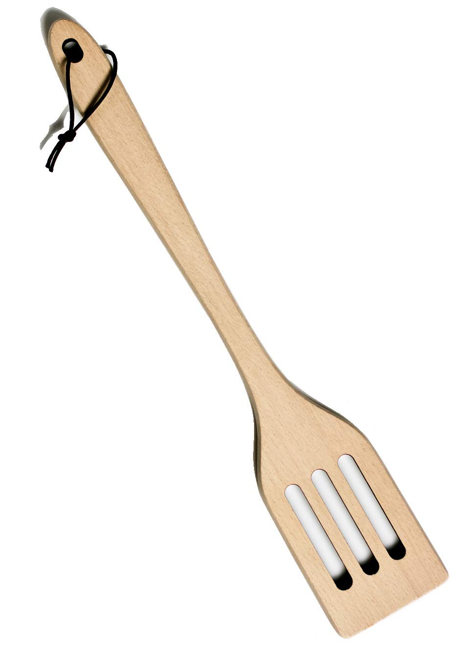 Long Wooden Spatula Spoon For Cooking In Big Pots, 16-inch