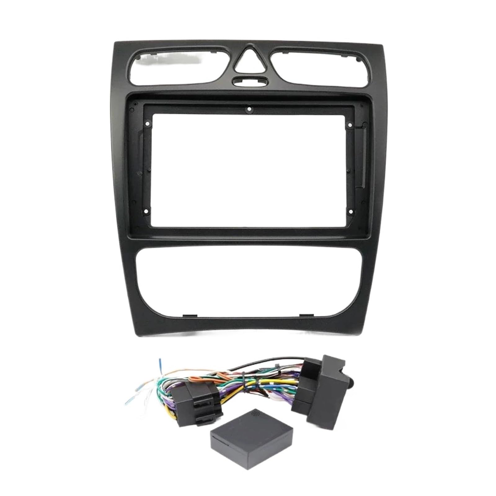 Pannello controllo Montaggio Quadro Finitura Radio 9 Pollici Per C-Klasse W203 CLK-klasse W209 G-klasse W463 Per Vito Per Viano W639(Inquadrare un canbus-A)