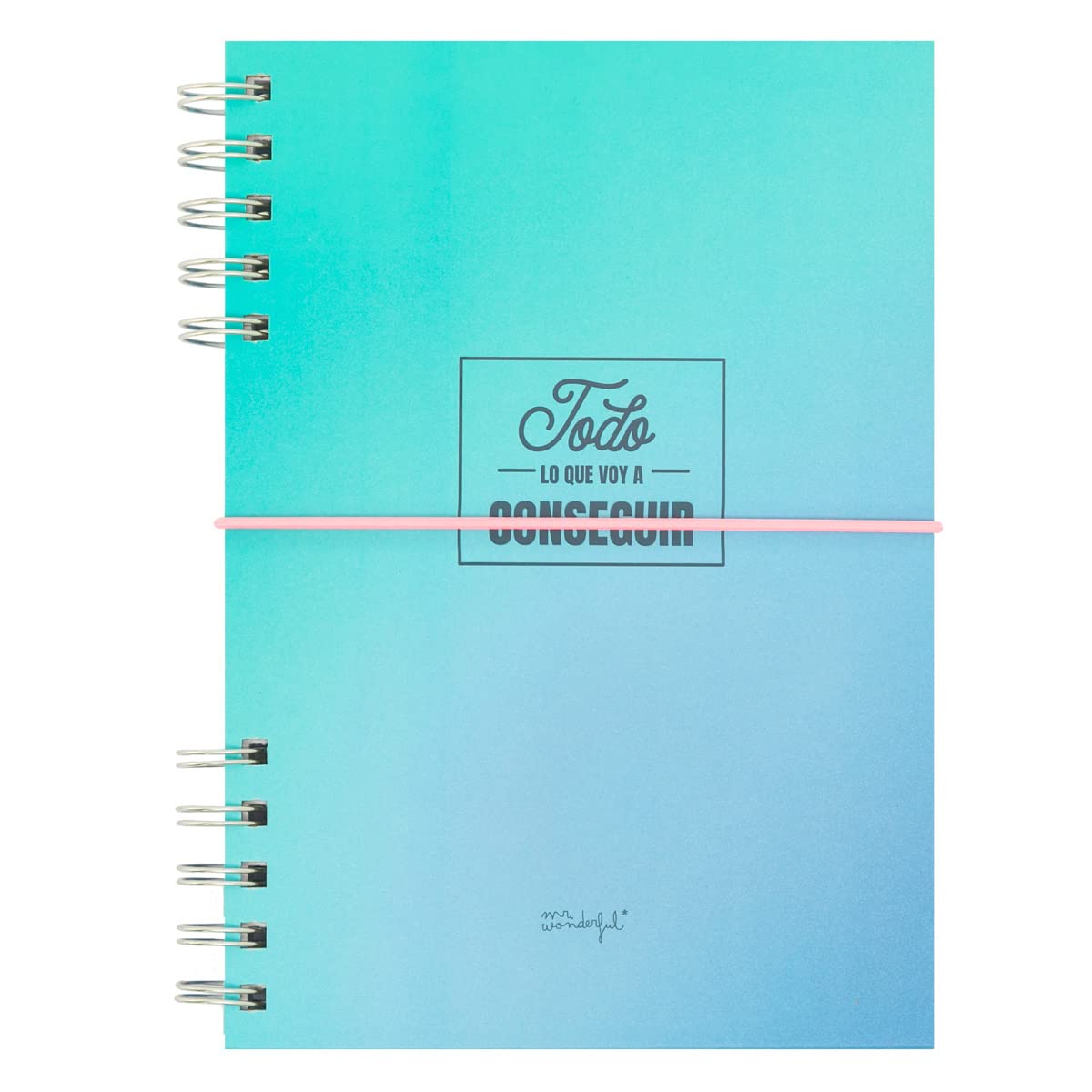 Mr. Wonderful Blue A5 Notebook - Everything I'll Get