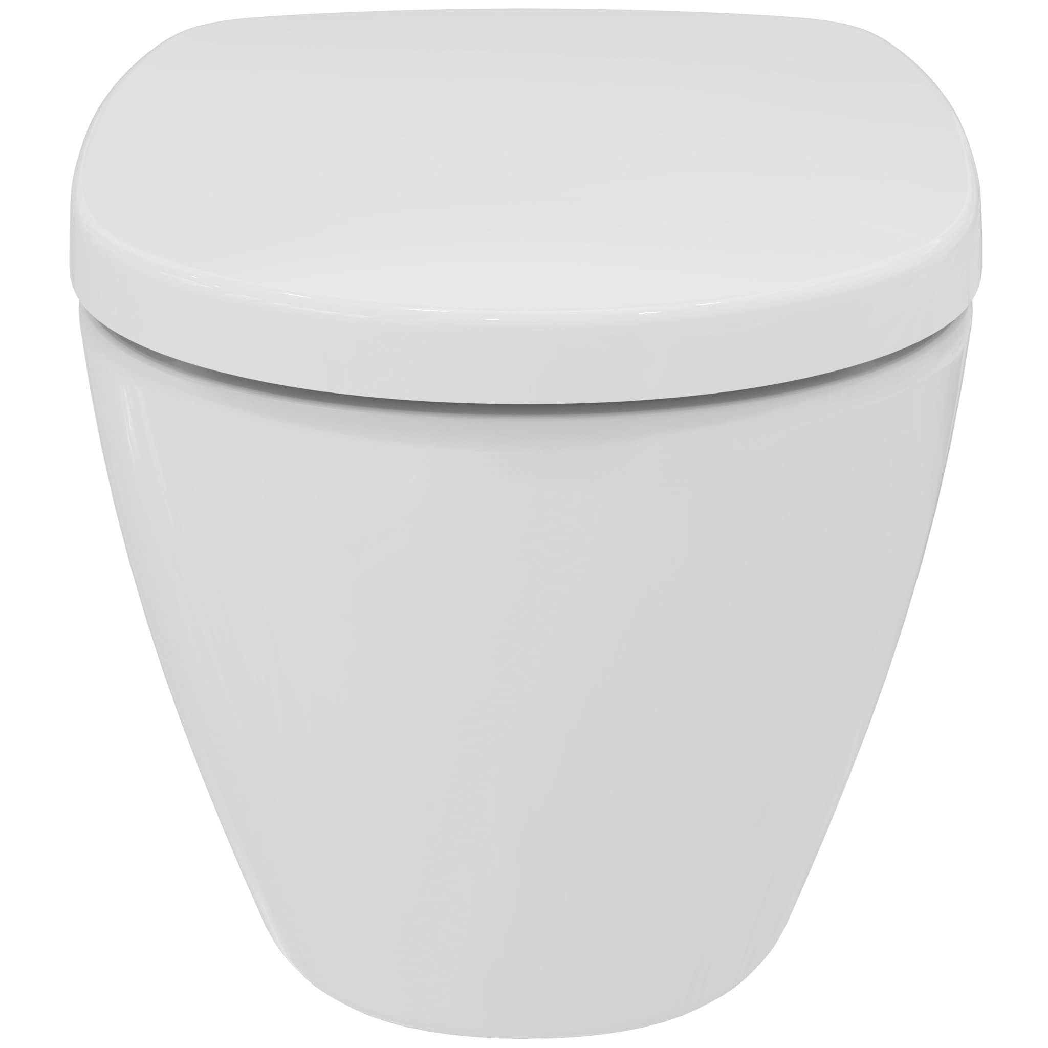 Ideal Standard - Connect, WC a parete completo di sedile WC a chiusura lenta, E-Packaging dedicato al trasporto in ceramica, bianco