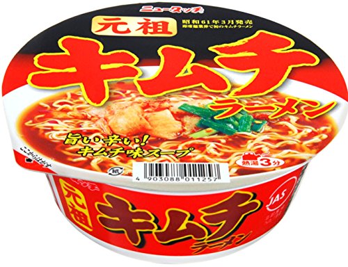 ニュータッチ 元祖キムチラーメン 89g×12個