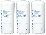 CFFILTER P551311 Donaldson Fuel Filter, Spin-On (Pack of 3)