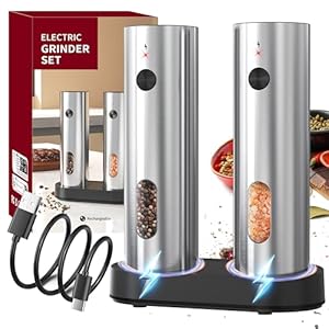 Electric Salt and Pepper Grinder Se...
