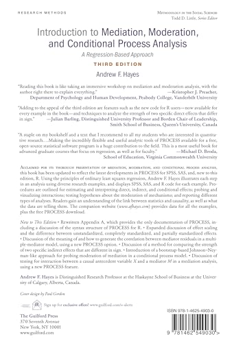 Introduction to Mediation, Moderation, and Conditional Process Analysis: A Regression-Based Approach (Methodology in the Social Sciences Series) - Image 2