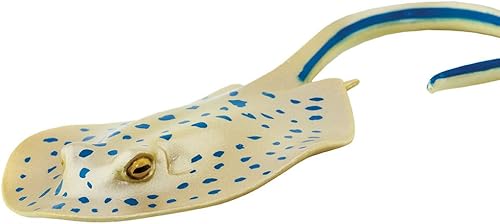 Miniatura 4 de Safari Ltd. Figura de rayo manchado azul, figura realista de 6.5 pulgadas, juguete educativo para niños, niñas y niños a partir de 3 años