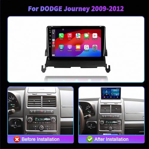 GPS Dodge Journey 2009-2012 écran tactile Bluetooth 5.0 4G+64G