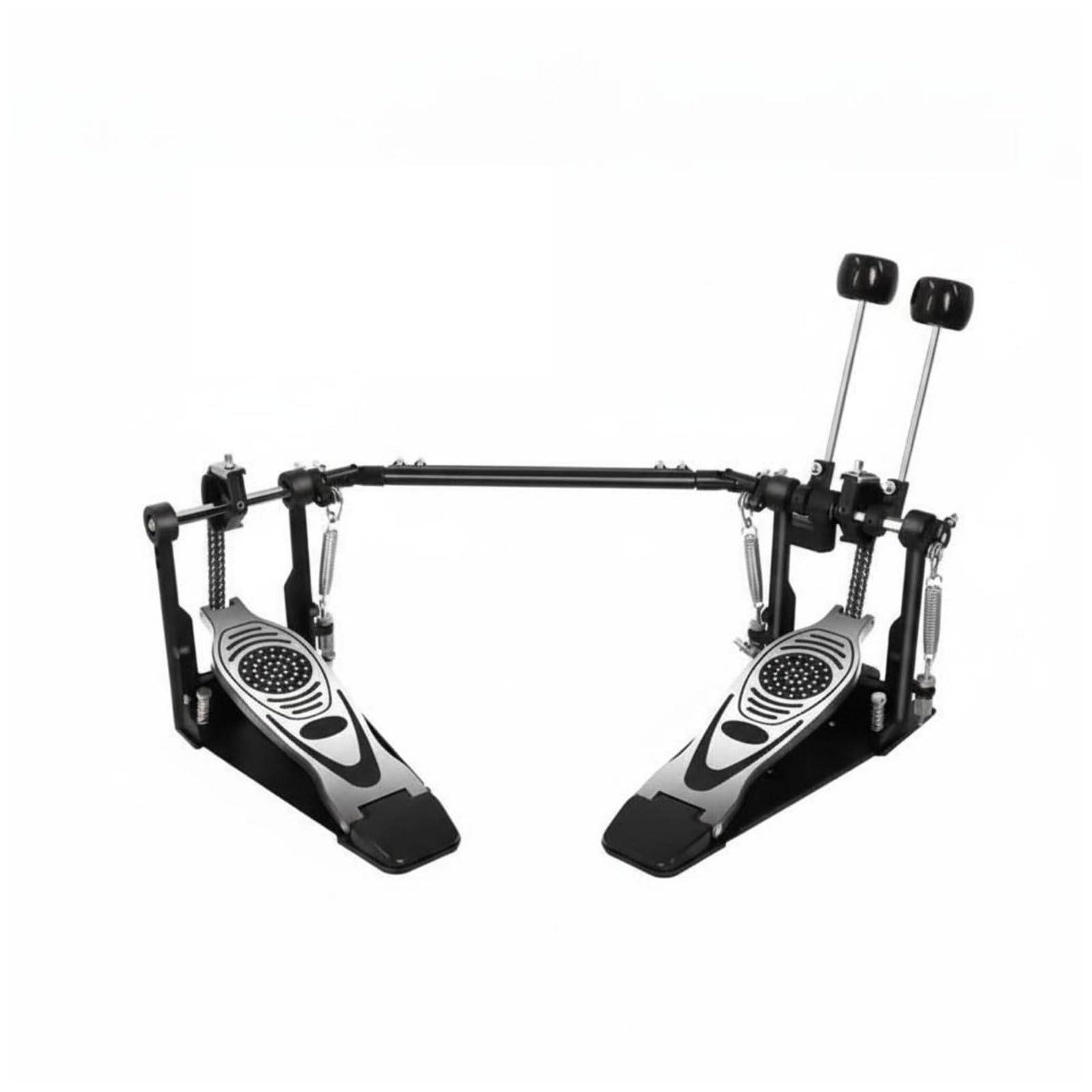 Drum Pedal Pedale Batteria Pedale Grancassa Doppia Catena Pedale Doppio in Lega con Controllo Precisione Regolazioni Molla E Battente Piastra