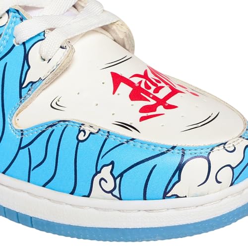 Image of Fans Army Demon Slayer Tanjiro Water Dragon Anime Lace-Up Sneakers for Men