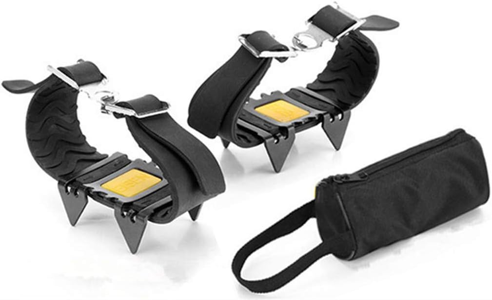 Toasis Ice Claws Snow Grips Spikes Crampons Traction Cleats for Shoes Boots