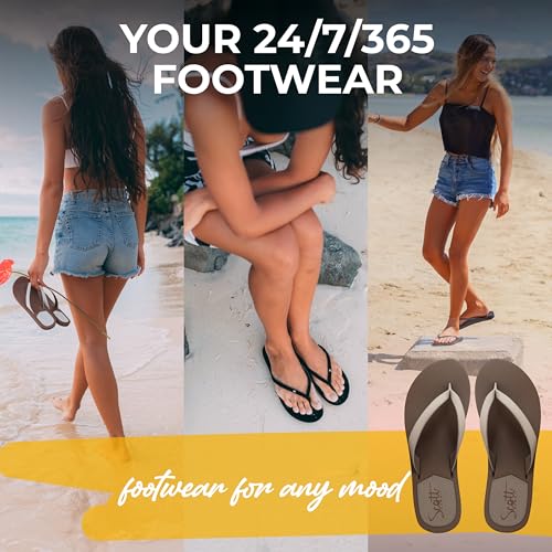 Scott-Hawaii-Womens-Mohala-Vegan-Leather-Sandal-Narrow-Width-Flat-Heel-All-Day-Comfort-Flip-Flop