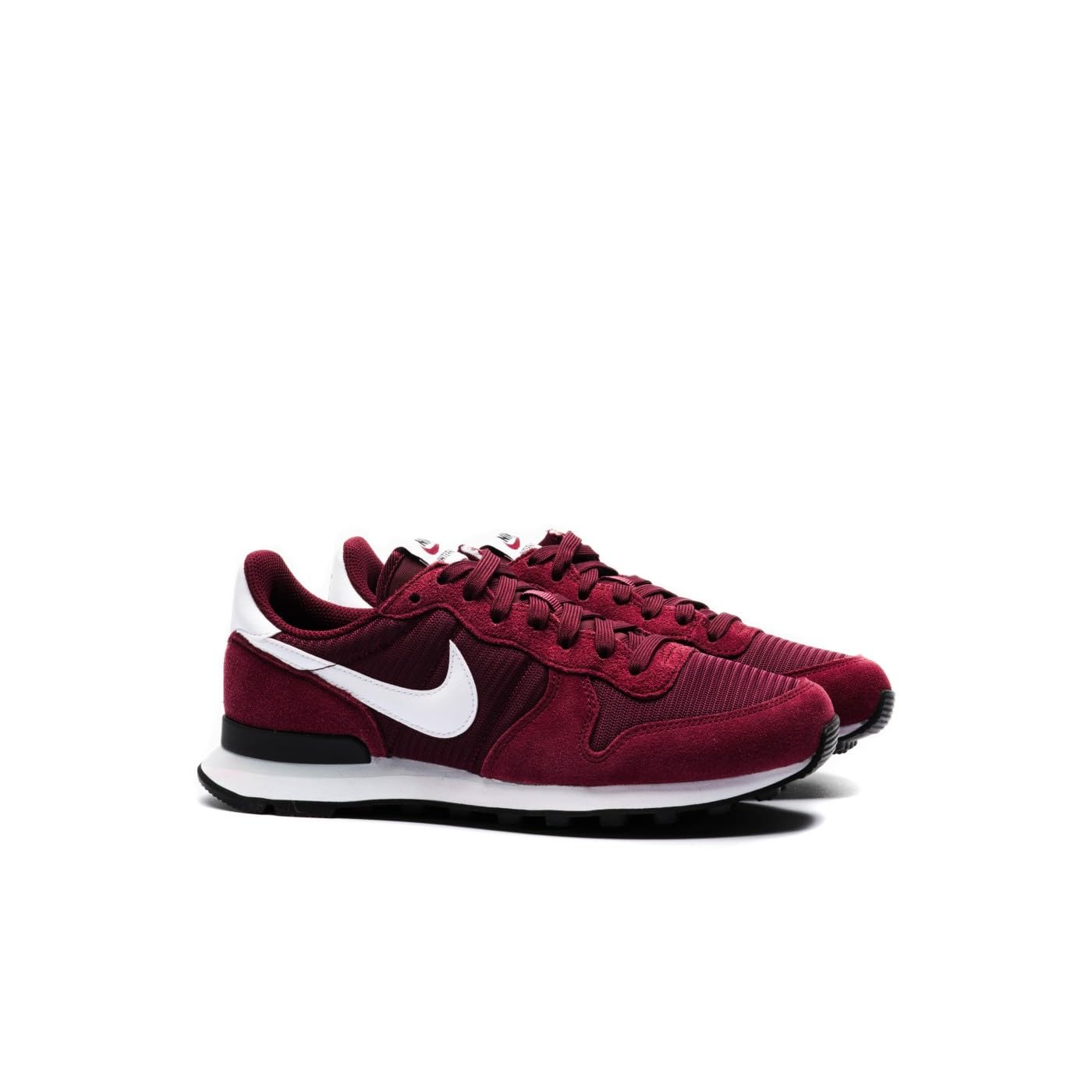 NIKE Internationalist DR7886 Damen Mode Sneakers Sneaker Schuhe (Dark Beetroot/White-Black-Pure Platinum 600), Dunkles Rote Beete, Weiß, Schwarz, reines Platin, 38 EU