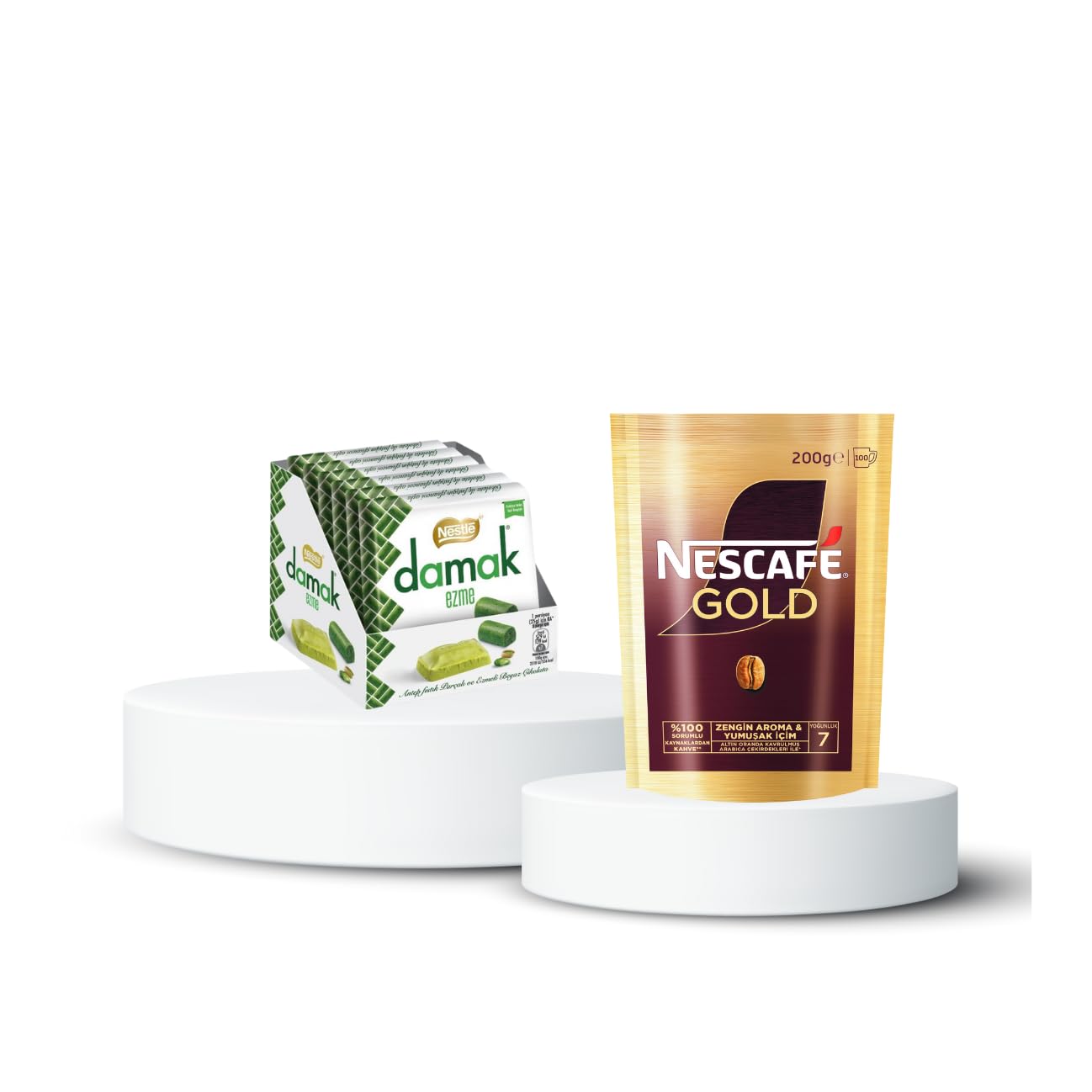 Nestlé Damak Ezme 6 x 55g &Nescafé Gold 200 g