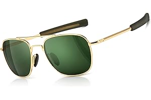 Men's Bayonet-Temples Polarized Military Sunglasses