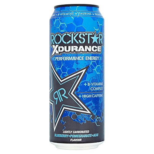 Rockstar Xdurance Blueberry Pomegranate & Acai Flavour (500ml) - Paquet de 6