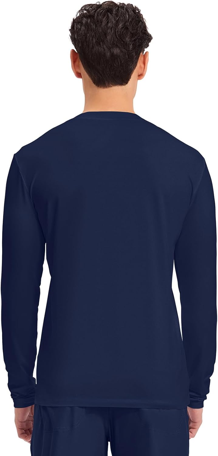 Cherokee Men's Long Sleeve Underscrub Tee Modern T-Shirt with Crew Neck - CK807 - Image 5