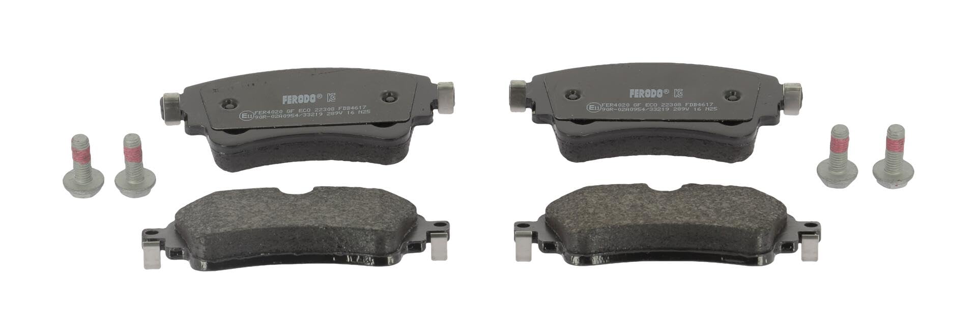 FERODO Plaquettes de freins Arrière préparé pour l'indicateur d'usure avec accessoires FDB4617 Compatible avec AUDI A4 B9 Avant 8W5, 8WD Q5 FYB, FYG A6 C8 Avant 4A5 A5 B9 Sportback F5A, F5F