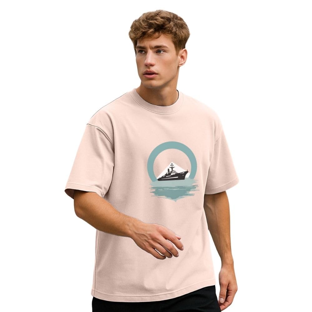 Men's Cotton Oversized Fit T-Shirt-image-35
