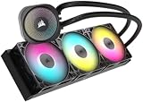 Corsair NAUTILUS 360 RS ARGB Liquid CPU Cooler – 360mm AIO – Low-Noise – Direct Motherboard Connection – Daisy-Chain – Intel LGA 1851/1700, AMD AM5/AM4 – 3x RS120 ARGB Fans Included – Black - 2