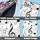 craspire Buchhüllen Mit Musiknoten Klavier Retro Buchhülle Buchschutz Für Taschenbücher Waschbarer Bucheinband Aus Stoff Mit Reißverschluss Und Zusätzlicher Hüllentasche Für Buchliebhaber Geschenke