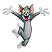 Produktbild Tom - Tom & Jerry - Aufnäher Aufbügler Applikation Patch - ca. 8 x 7 cm