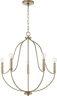 HomePlace Lighting 447051AD Madison Classic Traditional Chandelier, 5-Li...