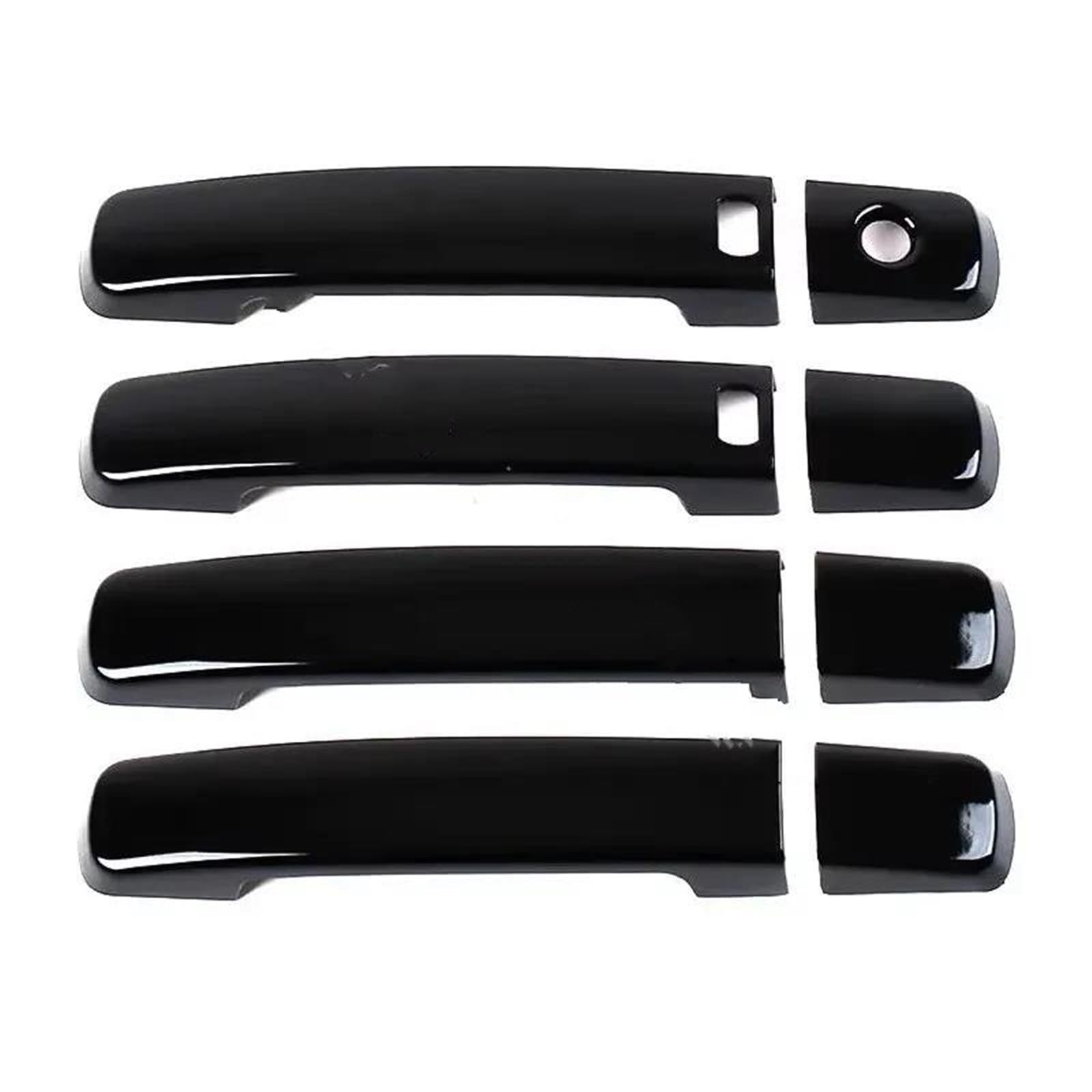 MNEUEQ Chrome Door Handle Protective Covering Cover Trim Car Accessories for Nissan for Qashqai J10 2007 2008~2015 Handle Protective(Style6)