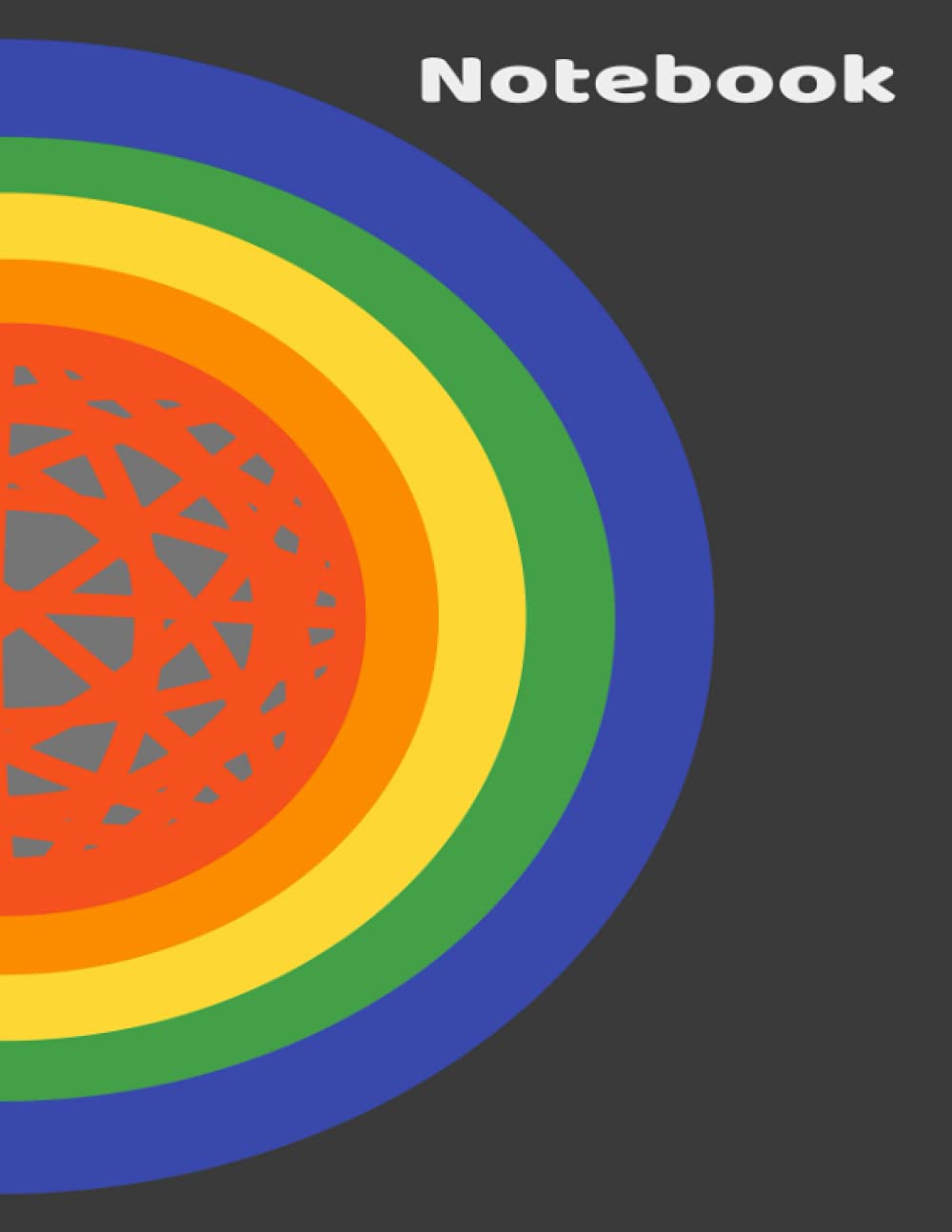 Rainbow Notebook: Rainbow College Ruled Notebook