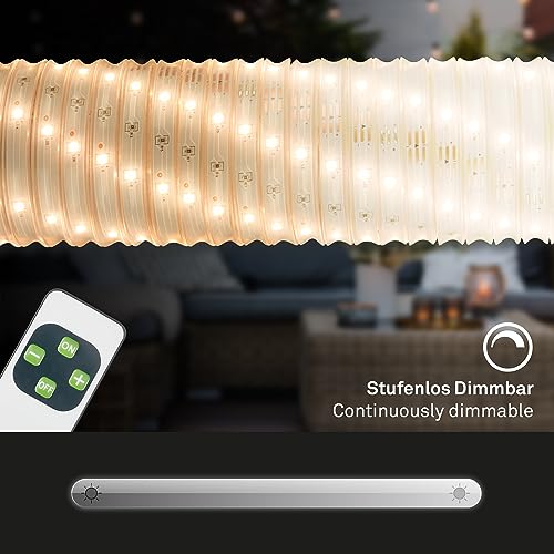 Chaîne lumineuse extérieure 5m résistante à l'eau pour balcon sombre - 6