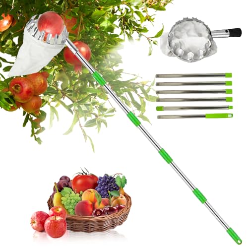 RACCOGLI FICHI D'INDIA RACCOLTA FRUTTO ZINCATO TIPO PESANTE S Manico - Foto 8