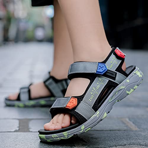 Boys Girls Sandals Open-Toe Summer Outdoor Sport Sandals Toddler Kids Athletic Water Shoes Pool Beach Sandals4