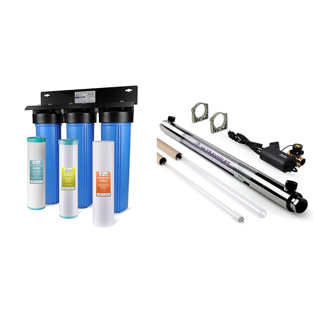 iSpring Whole House Water Filter System, Reduces Sediment