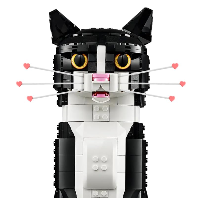CAT★ Amazon.com: Whiskers for Lego® 21349 Ideas Tuxedo Cat & Lego