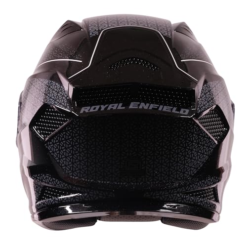 Image of Royal Enfield Crossair Puresport Gradient Full Face Helmet (Size: XL)-HEA240030-GREY