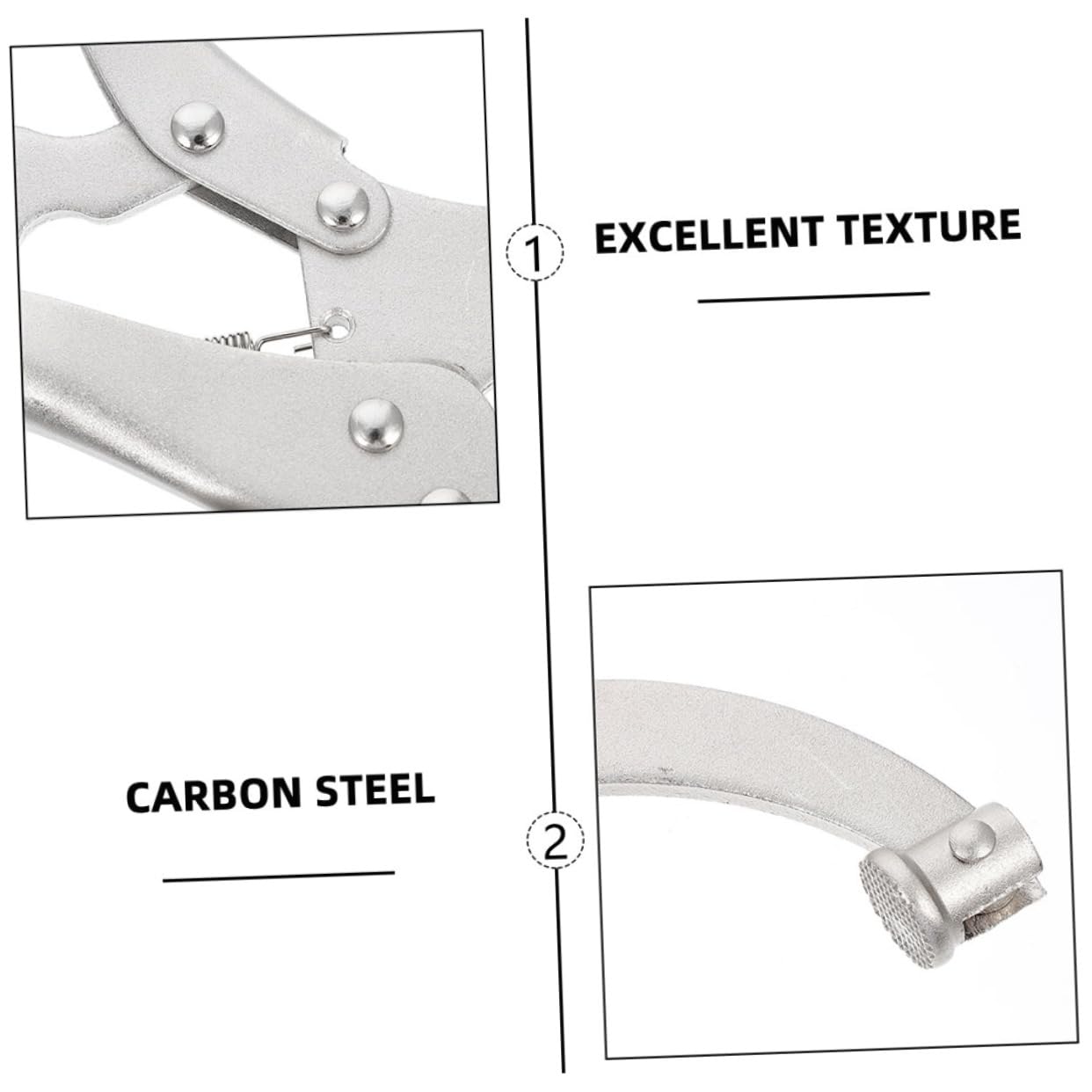 Lurrose Morsetto e Progetti Fai da Te per Lavorazioni di Falegnameria Resistente e Facile da Regolare in Acciaio al Carbonio Morsa Versatile per Trapano da Banco