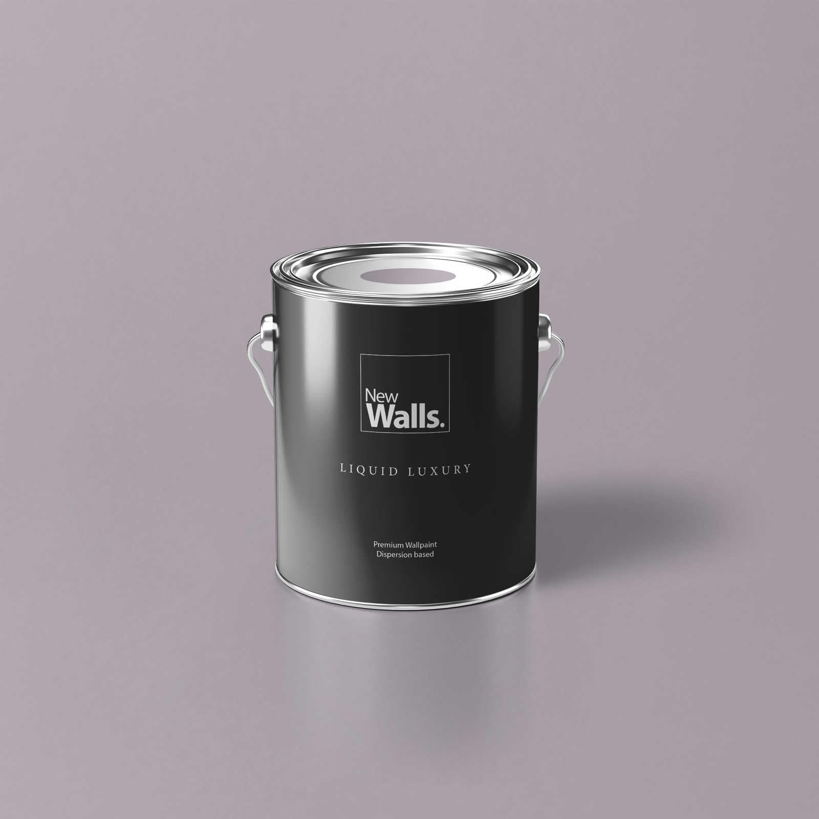 Pintura de emulsión líquida de lujo para interiores, 2,5 l, color morado
