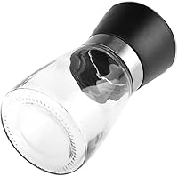 Vista 2 de BlueSnail Manual Grips - Botella de condimento para molinillo de sal y pimienta (5.1 pulgadas, negro)