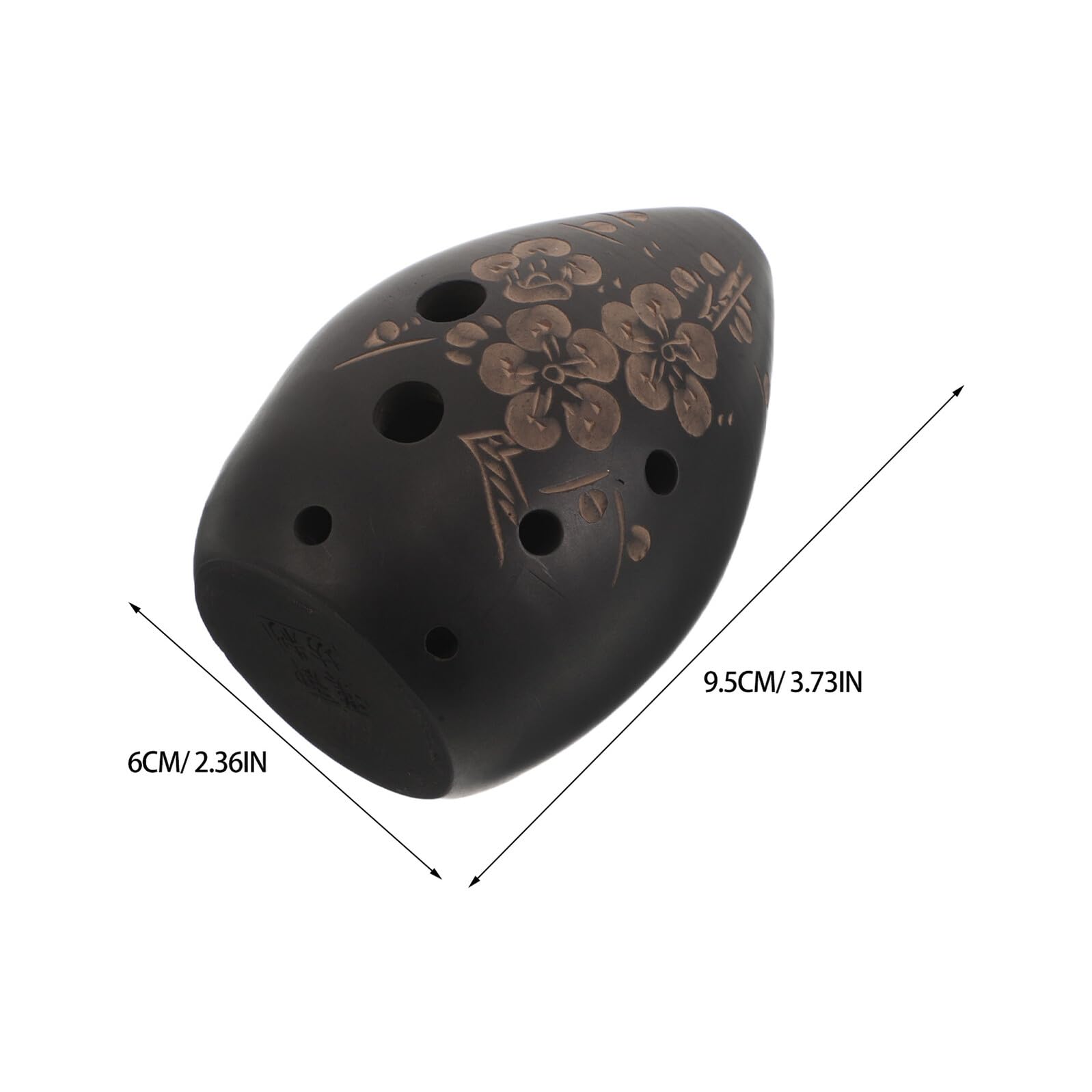 Mikinona Ocarina Tradicional China de Cerámica para Principiantes, Flauta de 8 Agujeros para Estudiantes, Instrumento de Viento Musical Portátil para Práctica y Aprendizaje
