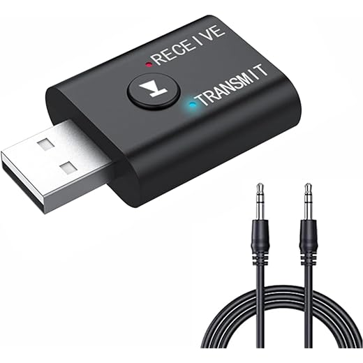 TECHONTO Bluetooth 5.0 Audio Adapter 5mm