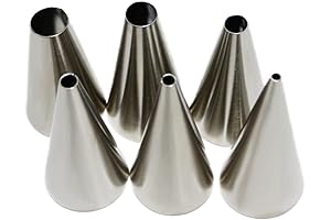 6pcs Round Piping Nozzles Set, Your Gateway to Pastry Perfection