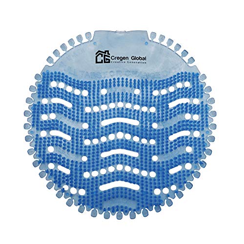 Urinal Screens Deodorizer (10 Pack) - Urinal Deodorizer, Anti-Splash & Odor Freshener, Scent Lasts 30 Days, Ideal for Restrooms at Home, Offices, Schools, and Malls (Blue)