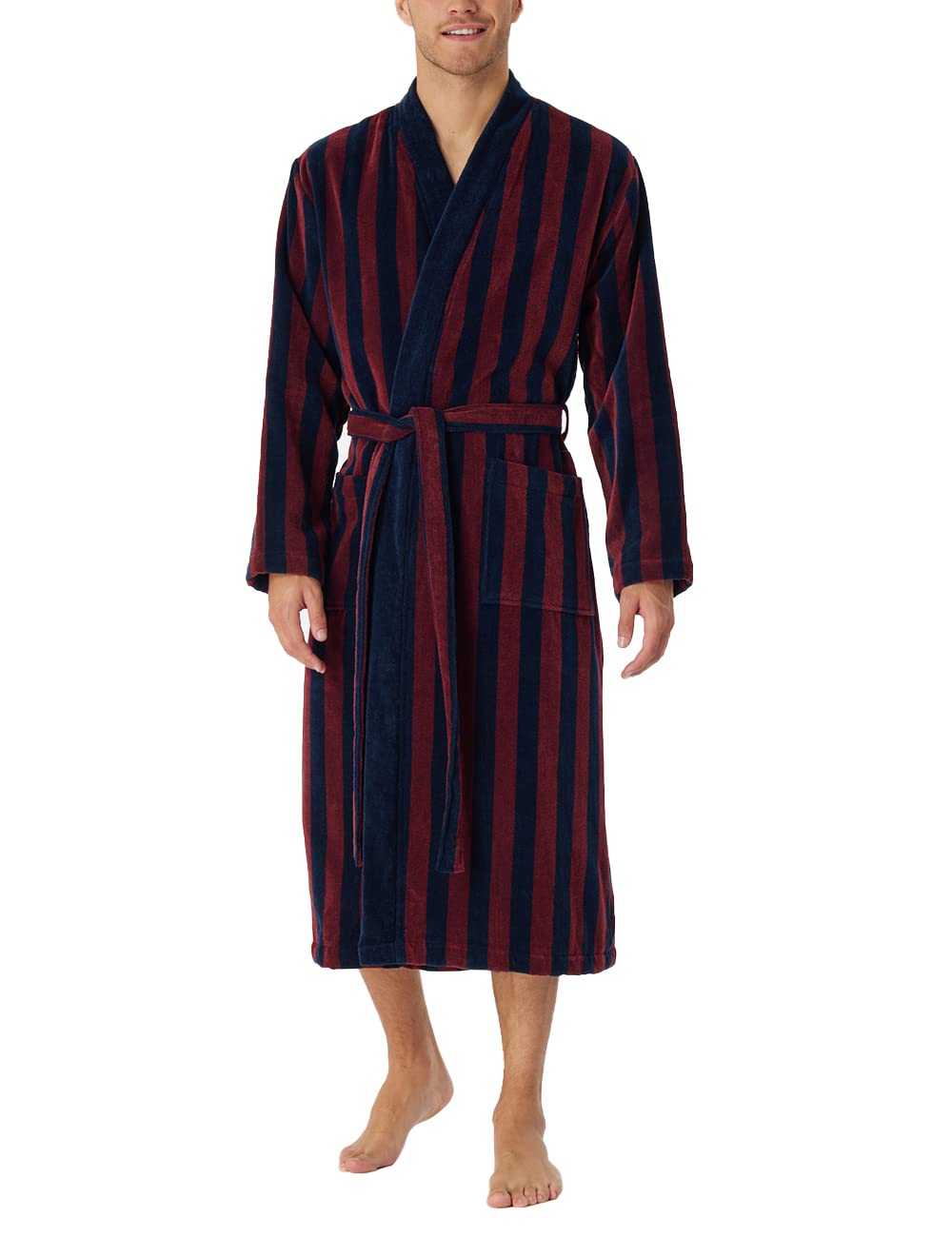 Schiesser Herren Bademantel Soft Velour Qualität ca. 125cm - 178405