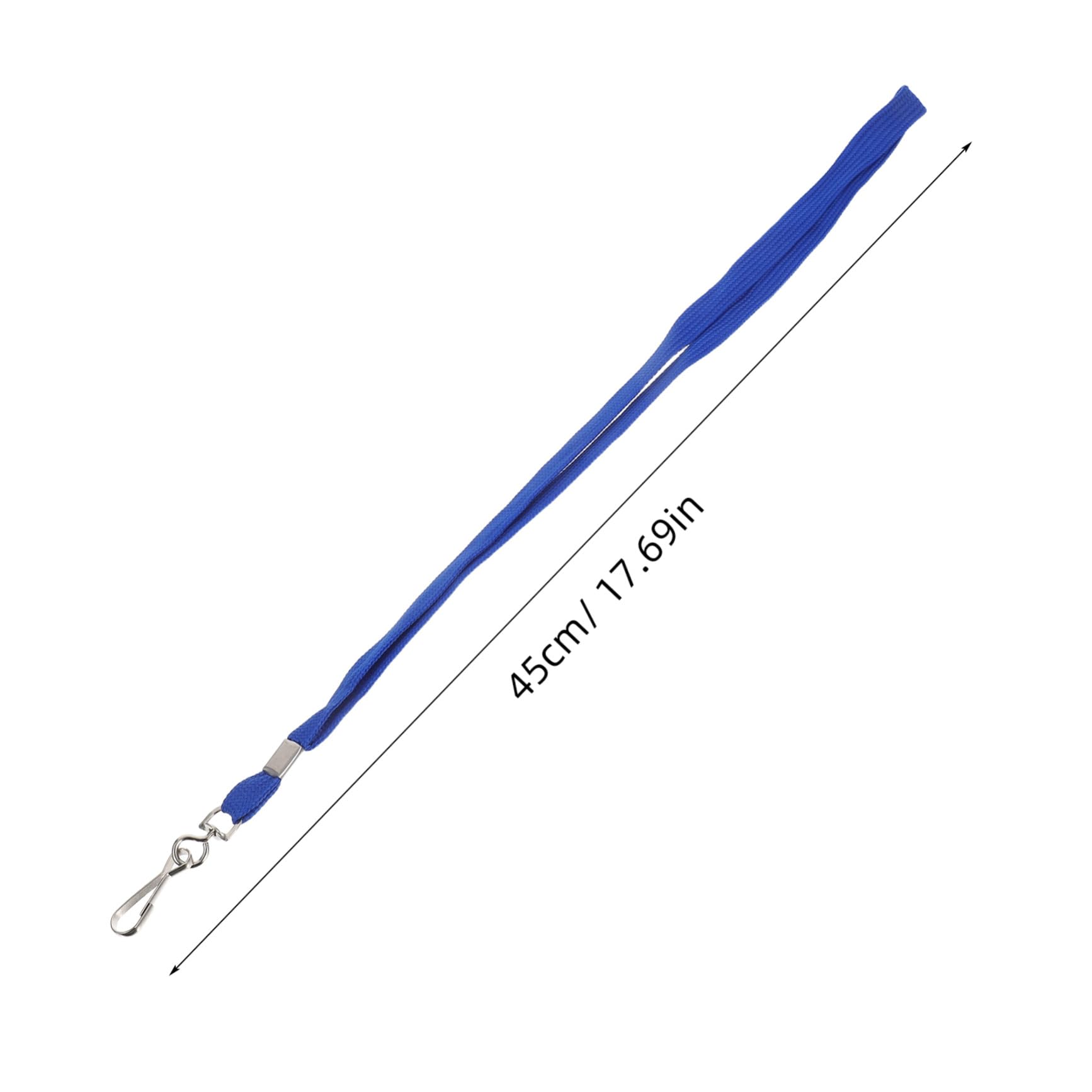 Gadpiparty 100 Pezzi Lanyard Badge Leggero con Clip Corda Collo per Id Card per Scuola Ufficio e Lavoro Cinghia con Fibbia Staccabile per Accesso Rapido