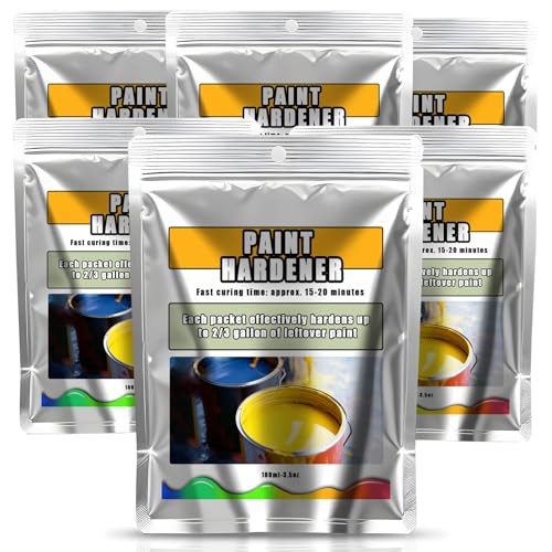 6 Pack Paint Hardener for Disposal - Fast Acting Solidifier for Disposal - Paint Drying Powder for Acrylic & Latex Paint