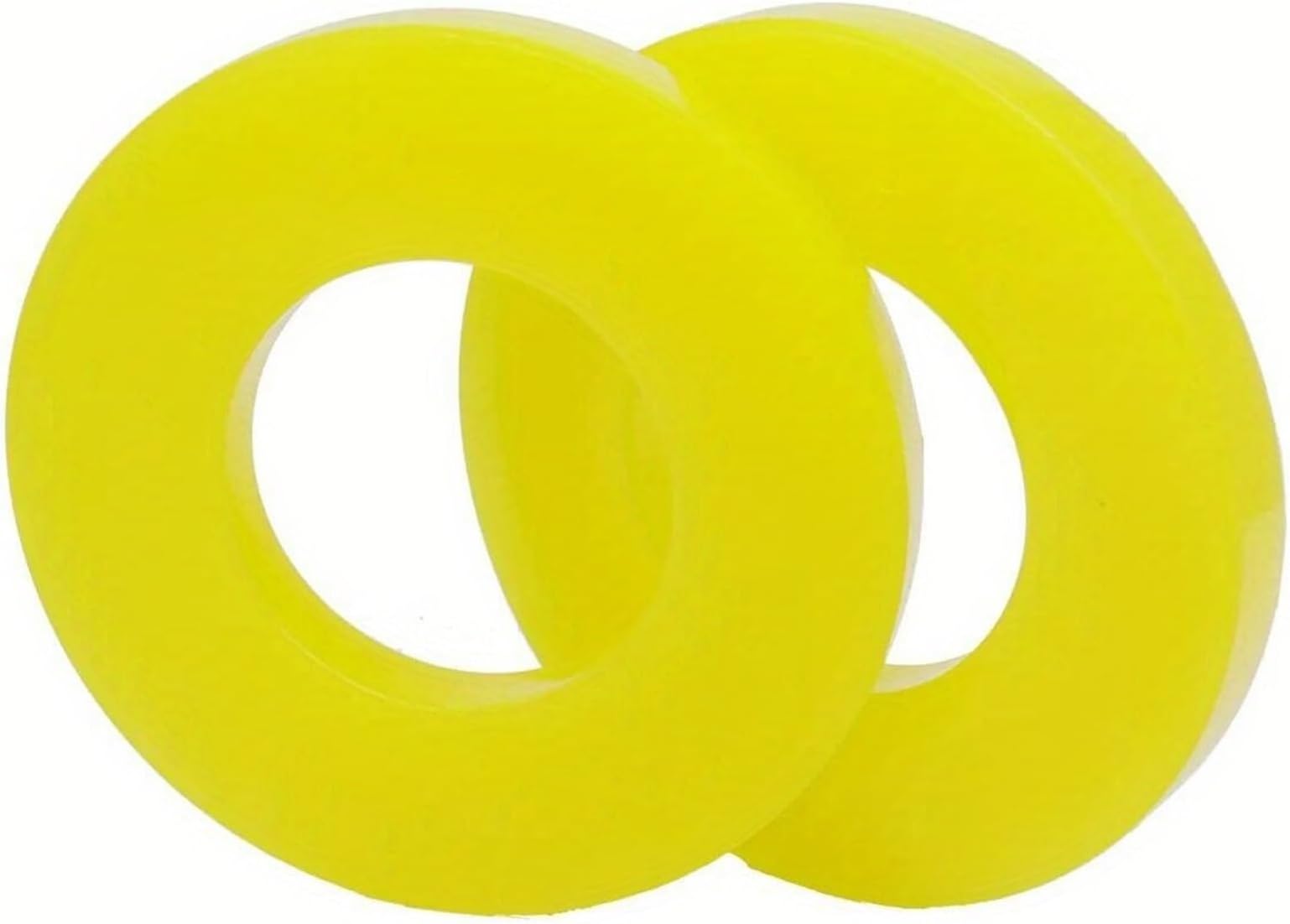 2/4PCS Yellow Car Trunk Automobiles Front Strut Top Mount Tower Steering Suspension Shock Absorber Ri/ng Pads Cushion Protector(2Pcs)
