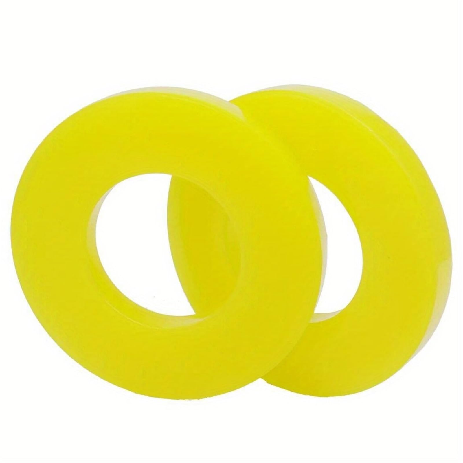 2/4PCS Yellow Car Trunk Automobiles Front Strut Top Mount Tower Steering Suspension Shock Absorber Ri/ng Pads Cushion Protector(2Pcs)