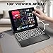 Doohoeek New Pull-Out Keyboard Folio for iPad Pro 11-inch (M4) (A2836, A2837) 2024, iPad Pro 11