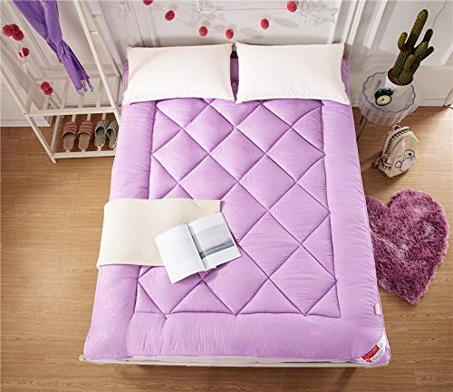Colchón Acolchado De Color Sólido Suelo Tatami Antideslizante Japonés Estera De Futón Plegable Gruesa Mantiene El Calor Transpirable para Dormitorio Sala De Estar, Etc.A-90x200cm(35x79inch)