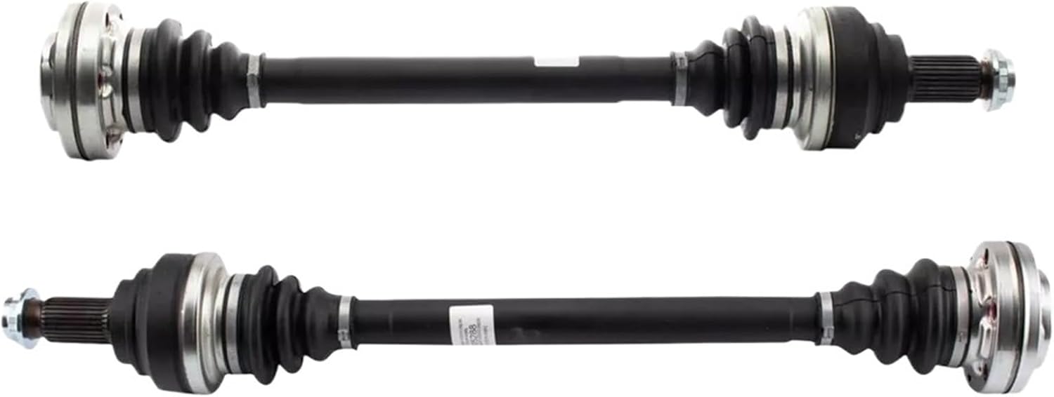 Rear CV Axle Assembly Set Compatible With BMW 335i 335xi 2007-2008 Production Date Rear Driver & Passenger Side CV Axle Assembly Set