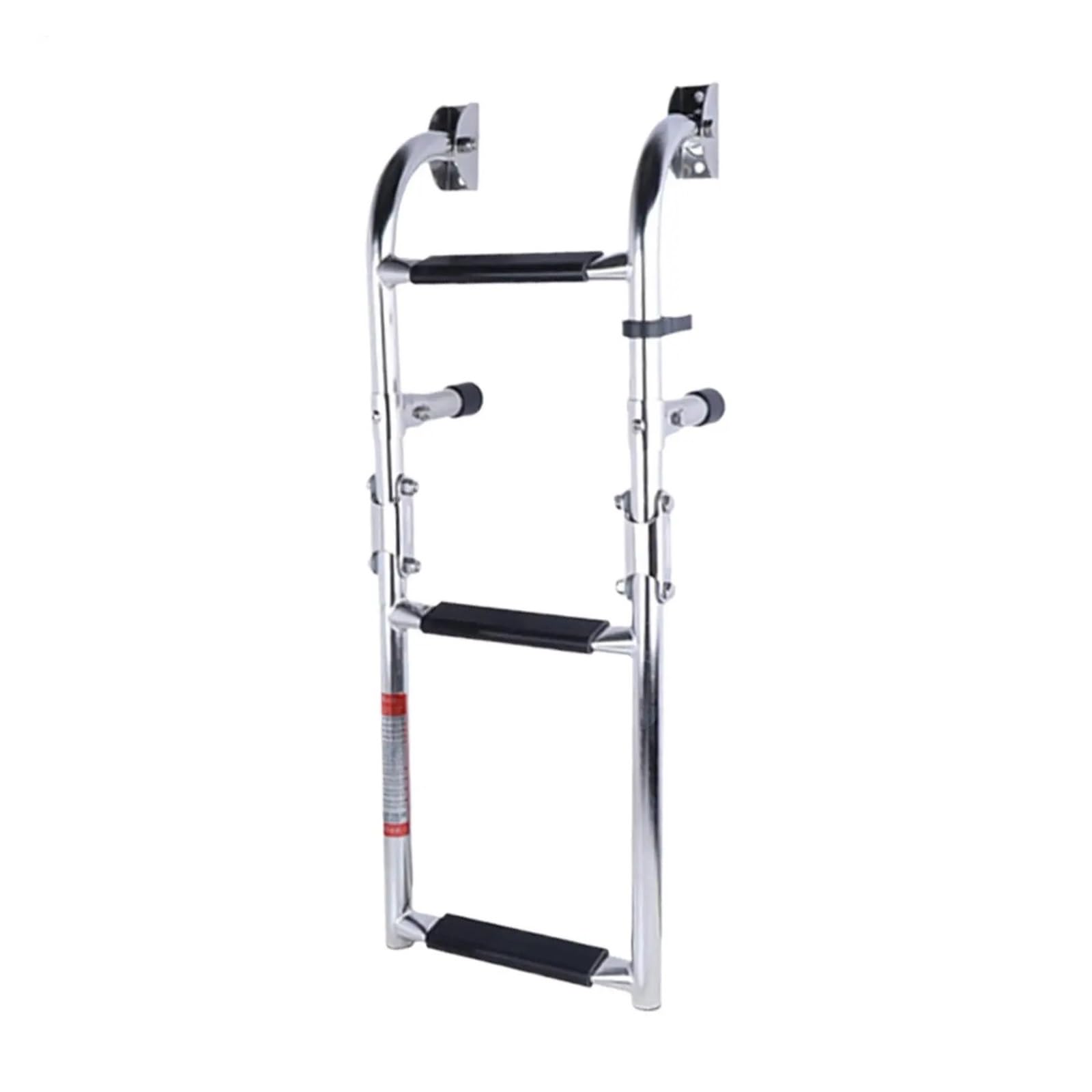 Scaletta for Barca Pieghevole A 3 Gradini in Acciaio Inox 2+1 Sicura E Antiscivolo | Scaletta Da Bagno Portatile Scaletta Telescopica For Yacht Marini E Altro Ancora