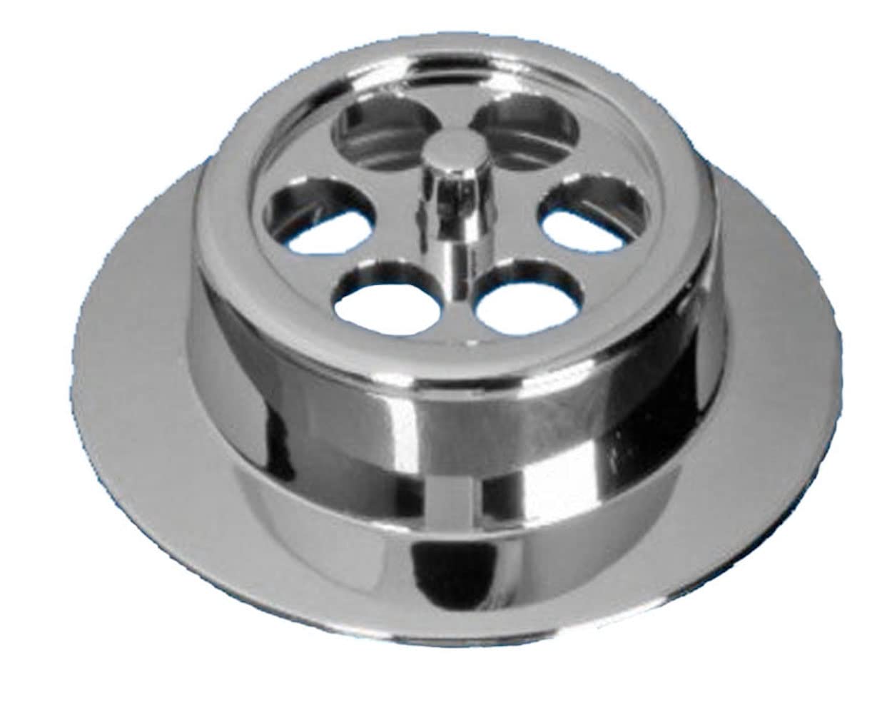 Mcalpine BATHGRID-CP Bath Overflow Grid Chrome Plated (70mm Width)